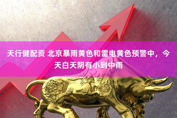 天行健配资 北京暴雨黄色和雷电黄色预警中，今天白天阴有小到中雨