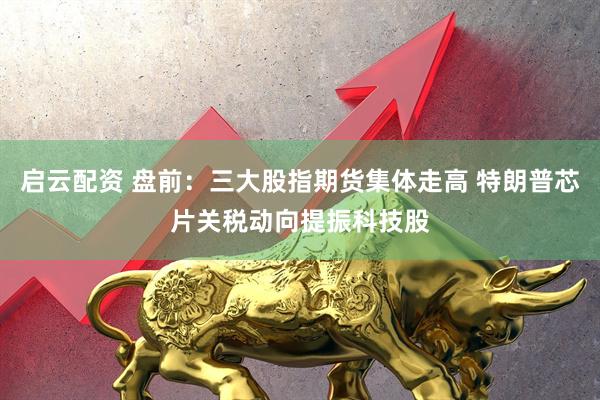 启云配资 盘前：三大股指期货集体走高 特朗普芯片关税动向提振科技股